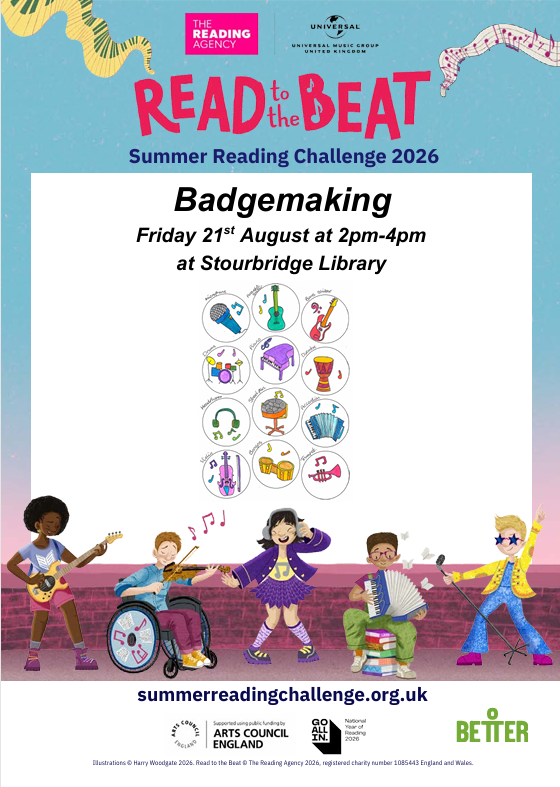 Stourbridge Library - Summer Reading Challenge: Badge Making Activity